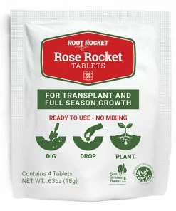 Brighter Blooms Fertilizers & Soil Additives Free Root Rocket® Rose Rocket Tablets